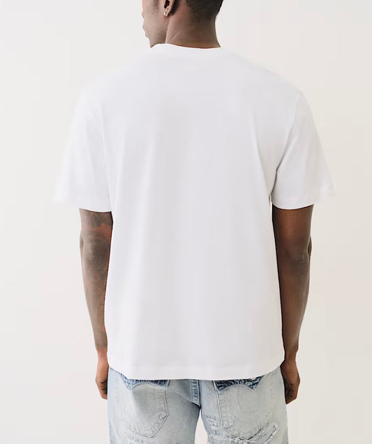 CAMISETA CON LOGOTIPO UNIVERSITARIO DE PESO PESADO