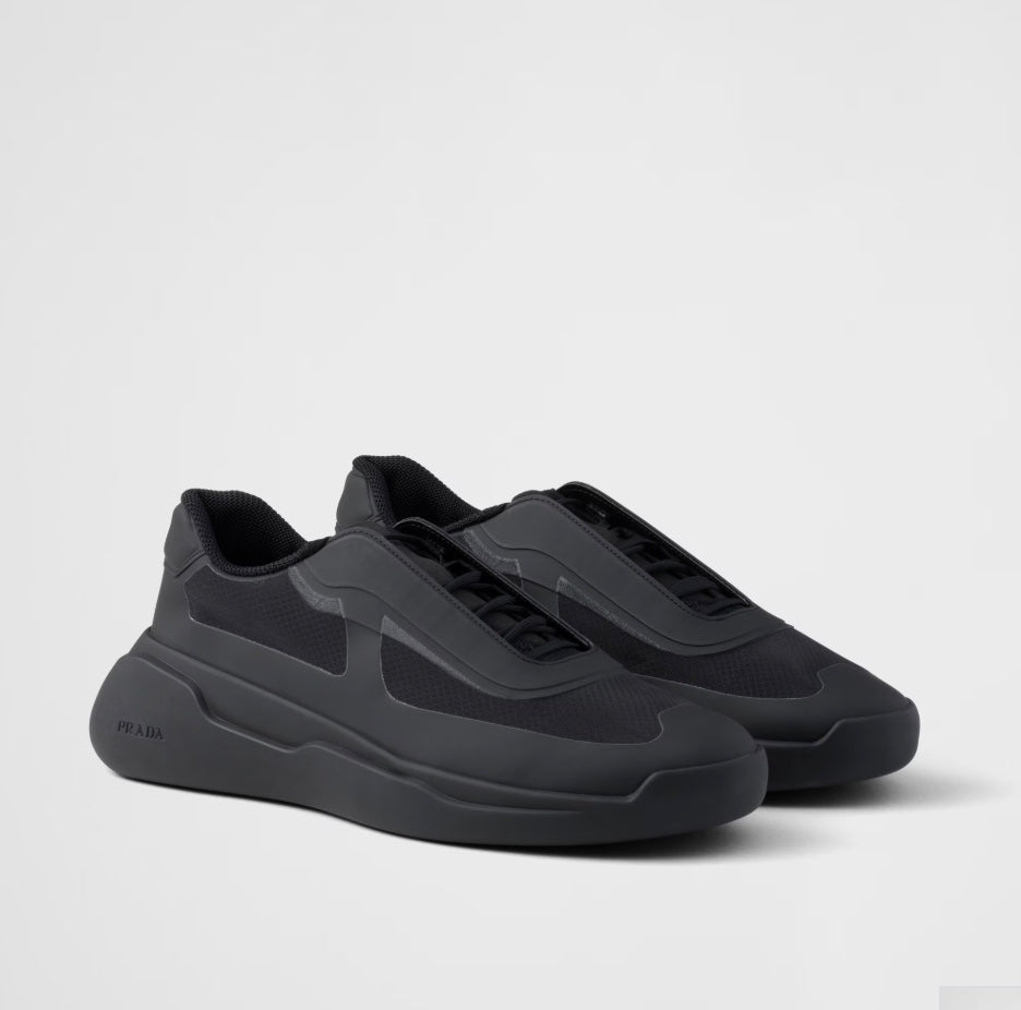 deportivas Prada America's Cup de Re-Nylon y tejido de bicicleta