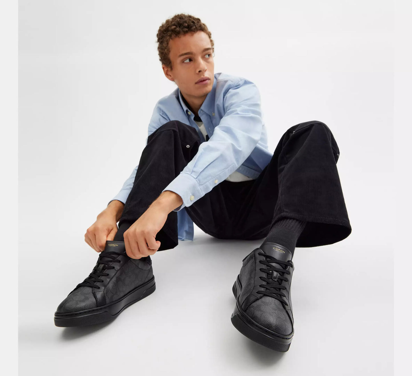 Zapatillas High Line en lona de la marca