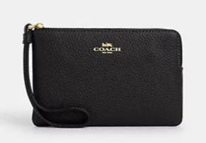 Bolso de mano con cremallera en las esquinas Coach