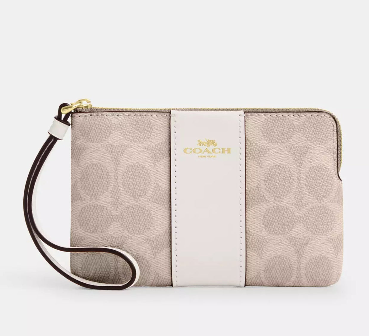Bolso de mano con cremallera en las esquinas Coach