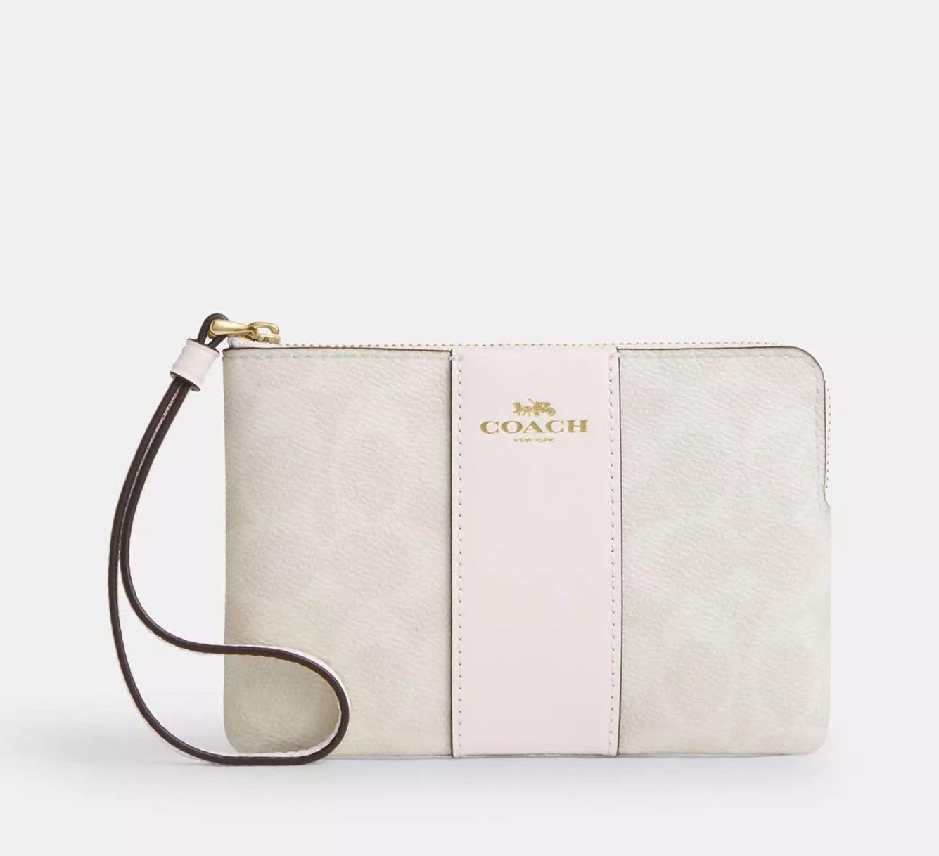 Bolso de mano con cremallera en las esquinas Coach