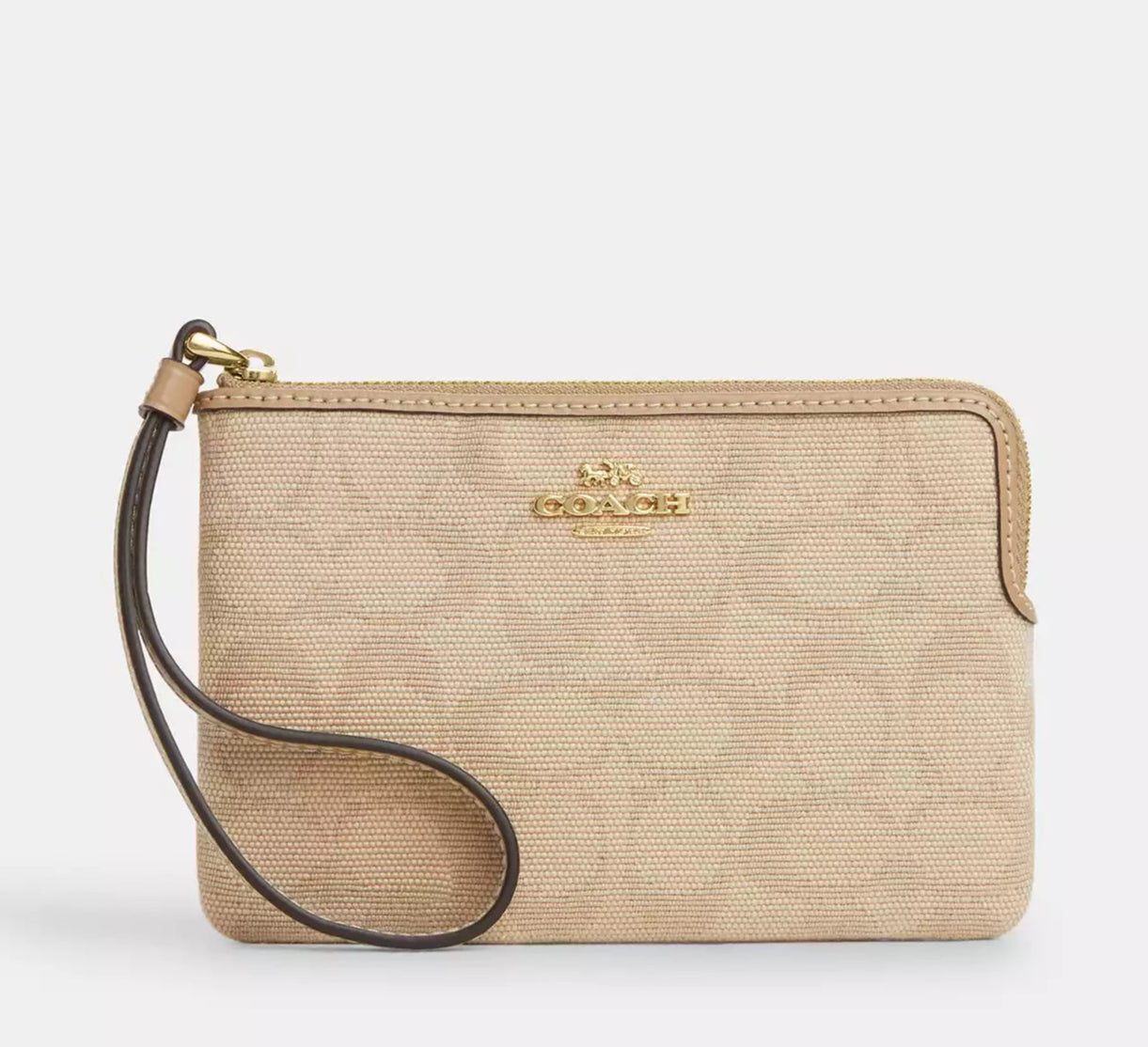 Bolso de mano con cremallera en las esquinas Coach