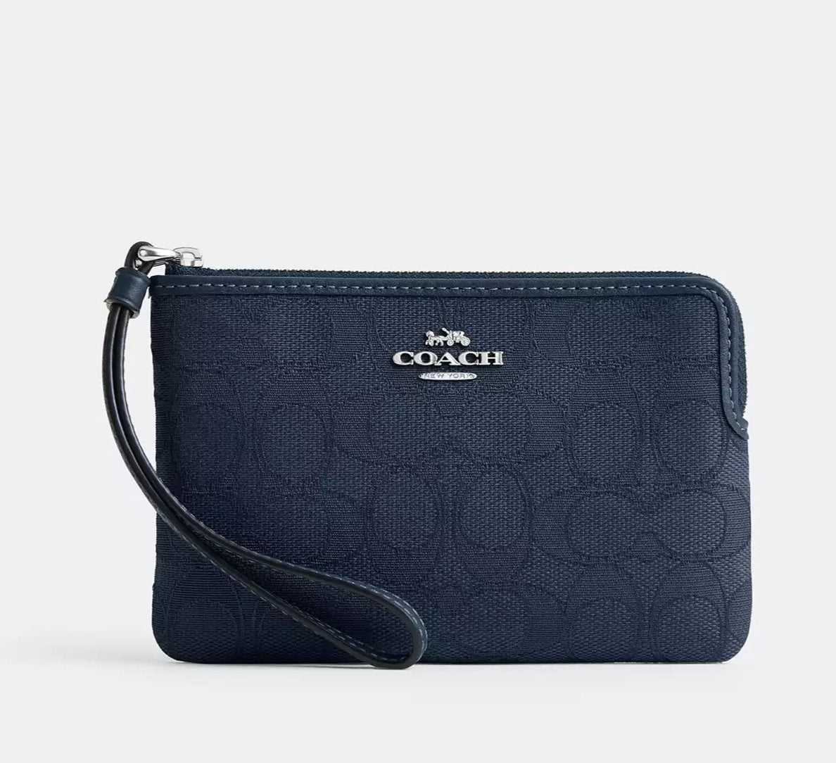 Bolso de mano con cremallera en las esquinas Coach