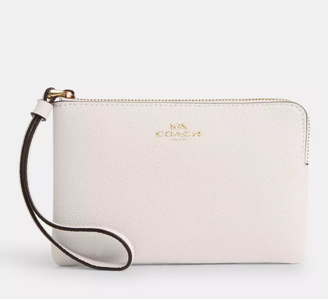 Bolso de mano con cremallera en las esquinas Coach