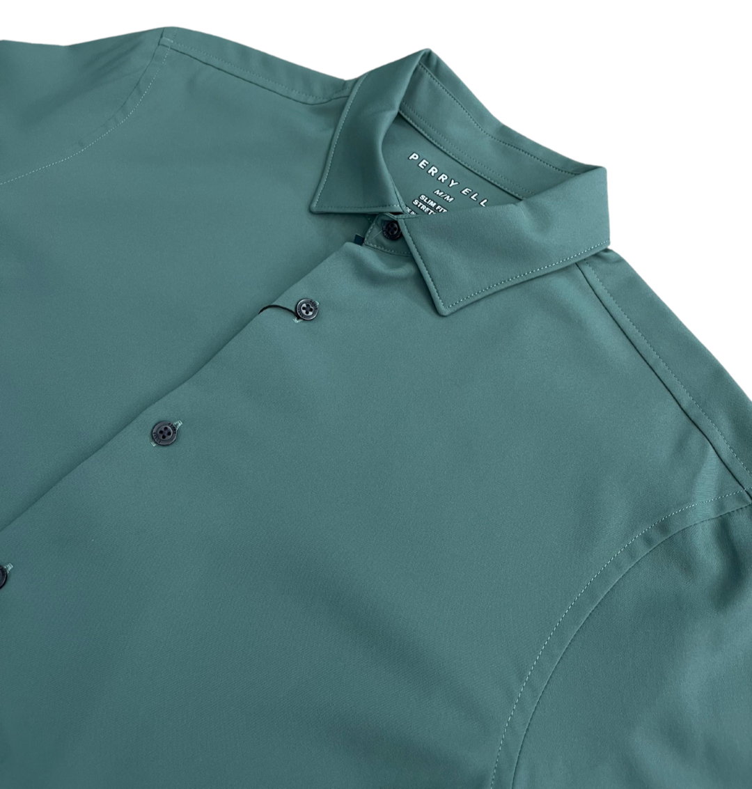 CAMISA MAGA LARGA PERRY ELLIS