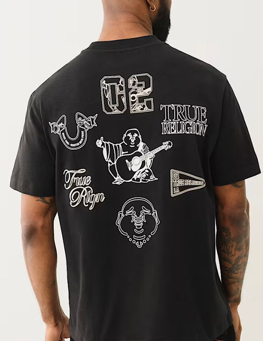 CAMISETA MULTILOGO DE ALTA DENSIDAD