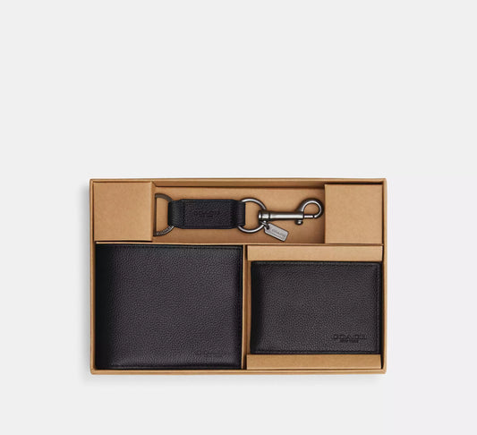 Estuche de regalo con billetera 3 en 1