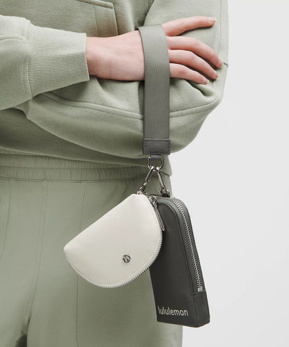 Bolso de mano con doble bolsa Billetera